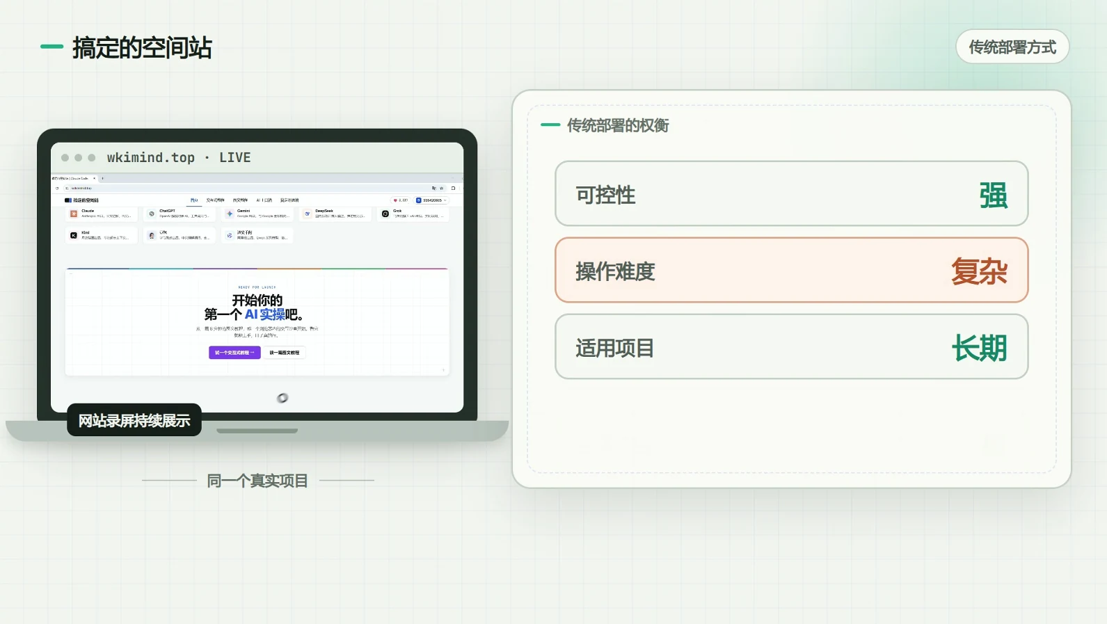 Codex 一句话发布 Vibe Coding 作品 · 步骤 9：什么项目不适合这套方式