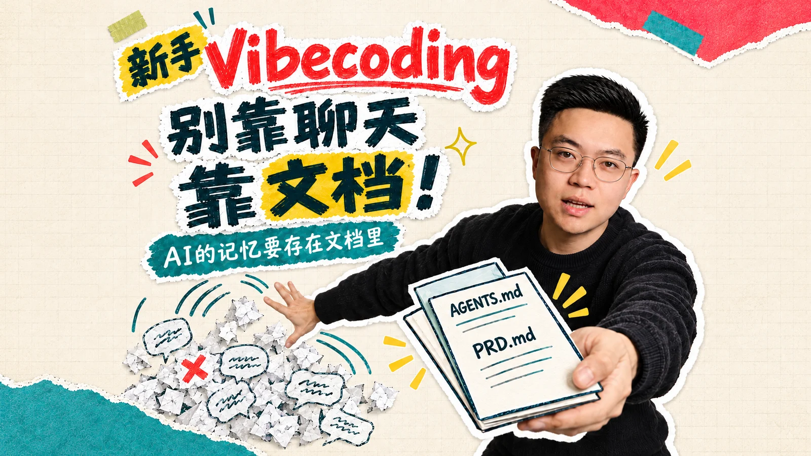 视频封面：Vibe Coding 时，把对话里聊出的方案沉淀成文档