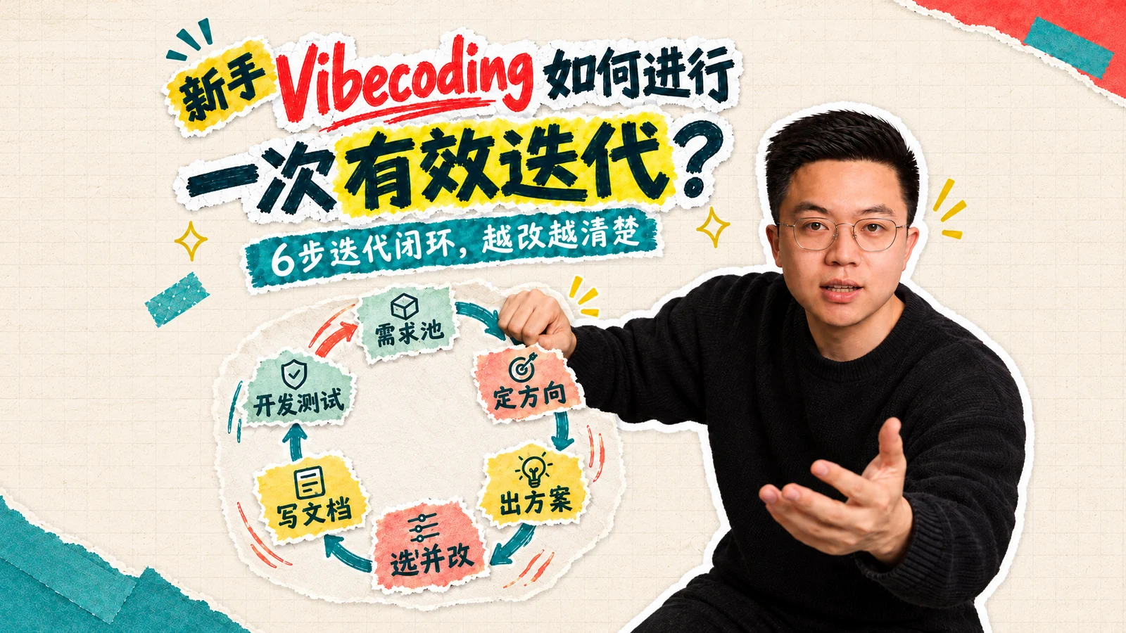 视频封面：Vibe Coding 时，如何进行一次有效迭代